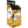 Bic Cristal Original Fine Boligrafo de Bola - Punta Redonda de 0.8mm - Trazo de 0.30mm - Tinta con Base de Aceite - Translucido