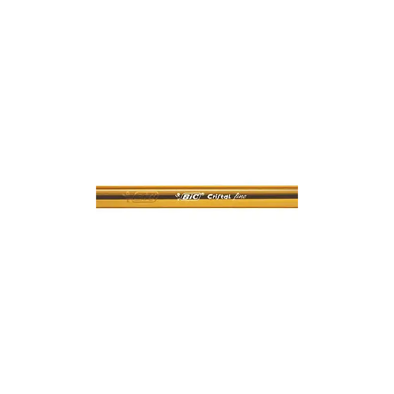 Bic Cristal Original Fine Boligrafo de Bola - Punta Redonda de 0.8mm - Trazo de 0.30mm - Tinta con Base de Aceite - Translucido