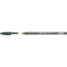 Bic Cristal Large Boligrafo de Bola - Punta Gruesa de 1.6mm - Trazo de 0.60mm - Tinta con Base de Aceite - Translucido - Color N
