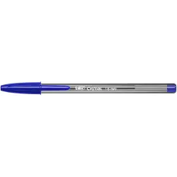Bic Cristal Large Boligrafo de Bola - Punta Gruesa de 1.6mm - Trazo de 0.60mm - Tinta con Base de Aceite - Translucido - Color A
