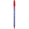 Bic Cristal Soft Boligrafos de Bola - Punta Media de 1.2mm - Trazo 0.45mm - Escritura mas Fluida - Color Rojo | Ahorro Imprimien