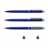 Erichkrause Smart Boligrafo Retractil con Clip Metalico - Punta de 07mm - Trazo de 0.35mm - Tinta de Secado Rapido - Color Azul