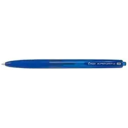 Pilot Boligrafo de Bola Retractil SuperGrip G - Punta Redonda 1.0mm - Trazo 0.4mm - Tinta de Aceite - Grip Ergonomico - Color Az