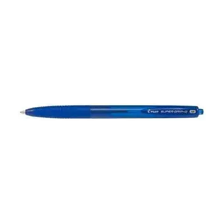Pilot Boligrafo de Bola Retractil SuperGrip G - Punta Redonda 1.0mm - Trazo 0.4mm - Tinta de Aceite - Grip Ergonomico - Color Az