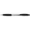 Bic Atlantis Classic Boligrafo Retractil - Punta de 1mm - Cuerpo Transparente con Grip - Color Negro | Ahorro Imprimiendo