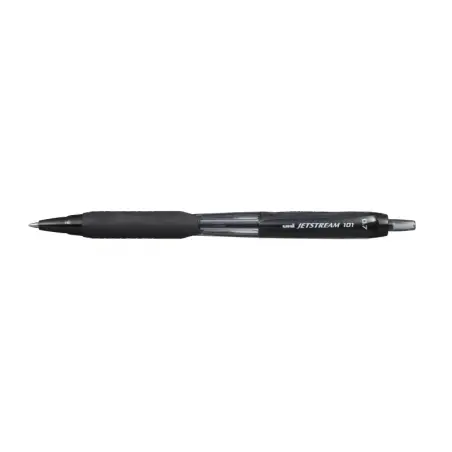Uni-ball JetStream 101 Boligrafo de Tinta - Punta Bola 0.7mm - Trazo 0.35mm aprox. - Tinta de Secado Instantaneo - Grip de Goma