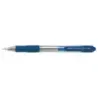 Pilot Boligrafo de Bola Retractil SuperGrip - Punta Redonda 1.0mm - Trazo 0.27mm - Tinta de Aceite - Grip Ergonomico - Color Azu