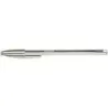 Bic Cristal Shine Boligrafo de Bola - Punta Media de 1.0mm - Tinta con Base de Aceite - Elegante Cuerpo Plateado - Color Negro |