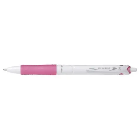 Pilot Boligrafo de Bola Retractil Acroball PureWhite - Recargable - Fabricado con Plastico Reciclado - Punta Redonda 1mm - Trazo