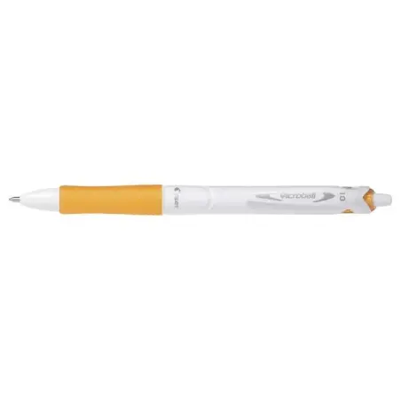 Pilot Boligrafo de Bola Retractil Acroball PureWhite - Recargable - Fabricado con Plastico Reciclado - Punta Redonda 1mm - Trazo