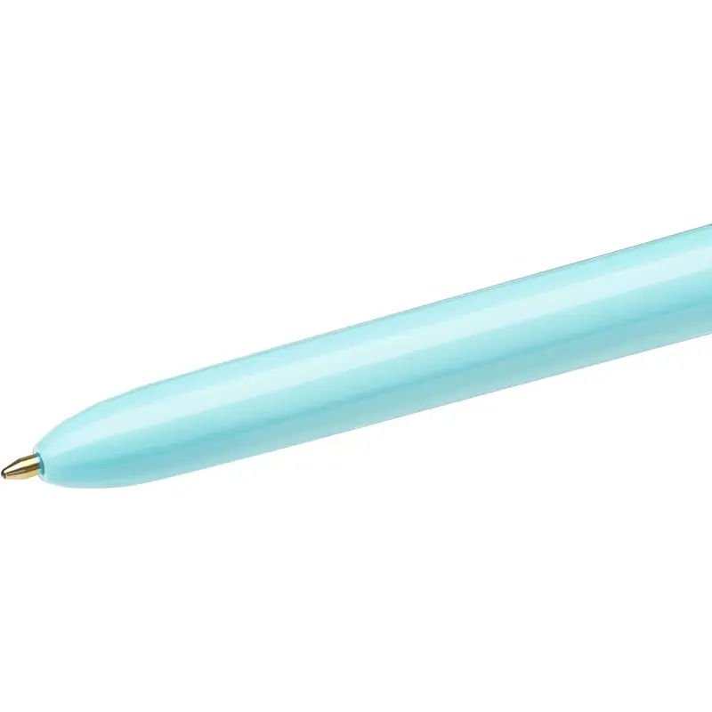 Bic 4 Colours Fun Boligrafo de Bola Retractil - Punta Media de 1.0mm - Tinta con Base de Aceite - Tinta de Colores: Rosa, Morado