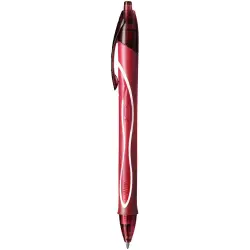 Bic Gel-Ocity Quick Dry Boligrafo de Gel Retractil - Punta Media de 0.7 mm - Tinta de Gel - Anti-Manchas - Secado Ultra Rapido -