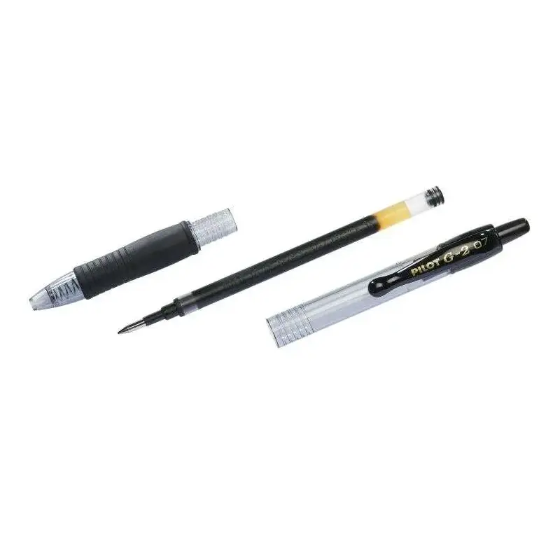 Pilot Boligrafo de Gel G2 Rollerball Retractil - Recargable - Punta de Bola Redonda 0.7mm - Trazo 0.32mm - Grip Ergonomico - Col