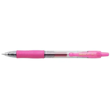 Pilot Boligrafo de Gel G2 Rollerball Retractil - Recargable - Punta de Bola Redonda 0.7mm - Trazo 0.32mm - Grip Ergonomico - Col