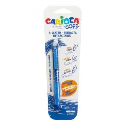 Carioca Oops Boligrafo Retractil Borrable - Termo Sensible - Empuñadura Ergonomica Triangular - Punta de Ø 0.7mm - Recambios Com