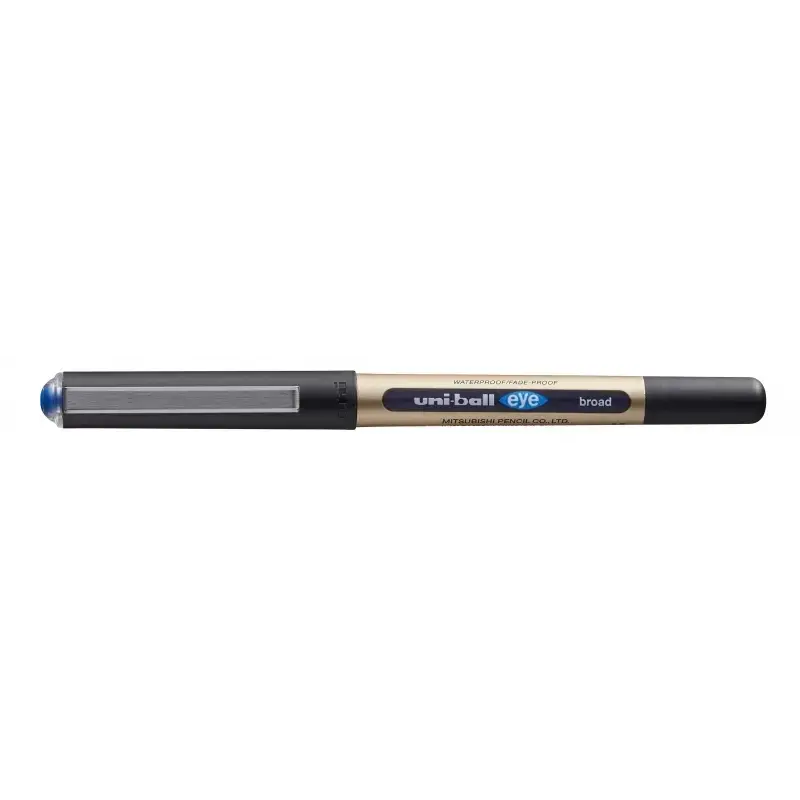 Uni-ball Eye Broad UB-150-10 Boligrafo de Tinta Liquida - Punta de Bola 1mm - Tinta Resistente al Agua y Luz - Sistema de Contro