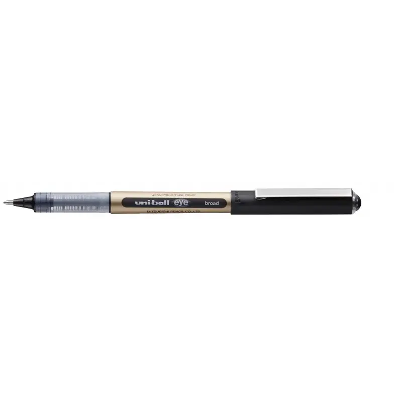 Uni-ball UB-150-10 Eye Broad Boligrafo de Tinta Liquida - Punta de Bola 1mm - Tinta Resistente al Agua y Luz - Sistema de Contro