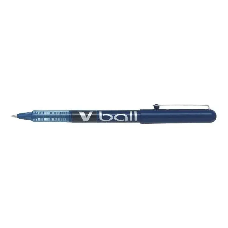 Pilot Boligrafo de tinta liquida V Ball 07 Rollerball - Punta de bola redonda 0.7mm - Trazo 0.5mm - Color Azul | Ahorro Imprimie