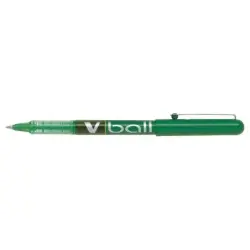 Pilot Boligrafo de tinta liquida V Ball 05 Rollerball - Punta de bola redonda 0.5mm - Trazo 0.3mm - Color Verde | Ahorro Imprimi