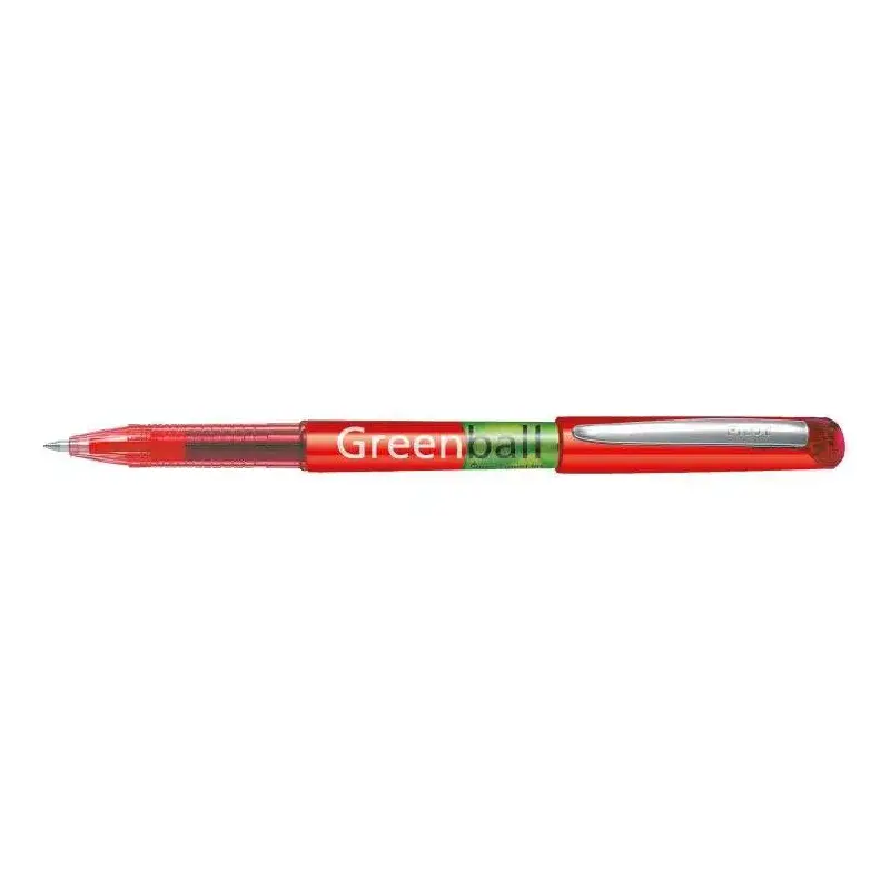 Pilot Boligrafo de Tinta Liquida Greenball - Recargable - Fabricado con Plastico Reciclado - Punta Media 0.7mm - Trazo 0.35mm -