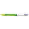 Bic 4 Colours Fluo Boligrafo de Bola Retractil - Punta Media de 1.0mm - Tinta con Base de Aceite - Tinta de Colores: Negro, Azul