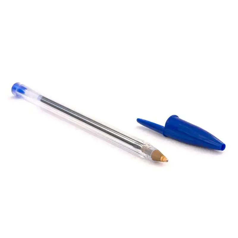 Bic Cristal Original Pack de 10 Boligrafos de Bola - Punta Redonda de 1.0mm - Trazo 0.4mm - Tinta con Base de Aceite - Color Azu