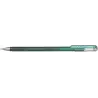 Pentel Hybrid Dual Metallic Pack de 4 Boligrafos de Bola con Tinta Gel Brillante - Punta 1mm - Trazo 0.5mm - Colores Brillantes