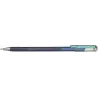 Pentel Hybrid Dual Metallic Pack de 4 Boligrafos de Bola con Tinta Gel Brillante - Punta 1mm - Trazo 0.5mm - Colores Brillantes