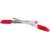MKtape Pack de 36 Boligrafos Triangulares de Bola - Punta Redonda de 1.0mm - Escritura Suave - Color Rojo | Ahorro Imprimiendo