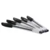 MKtape Pack de 36 Boligrafos Triangulares de Bola - Punta Redonda de 1.0mm - Escritura Suave - Color Negro | Ahorro Imprimiendo