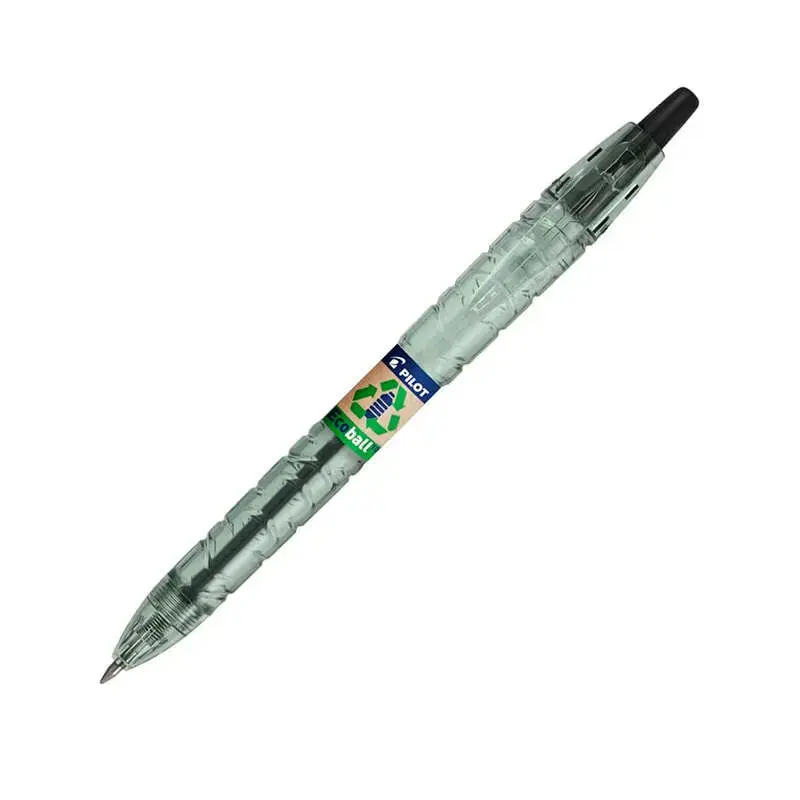 Pilot Expositor 60 Boligrafos de Bola Retractiles B2P Ecoball BeGreen + 10 B2P Gel BeGreen - 86,64% de Plastico Reciclado - Reca