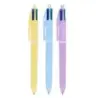 Bic 4 Colours Pastel Expositor con 30 Boligrafos de Bola Retractil - Punta Media de 1.0mm - Tinta con Base de Aceite - Cuerpo en