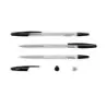 Erichkrause R-301 Boligrafo de Bola Punta 1.0mm - Trazo 0.5mm - Tinta de Secado Rapido - Cuerpo Transparente - Capuchon Ventilad