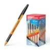 Erichkrause Boligrafo R-301 Stick&Grip 0.7 - Cuerpo Naranja con Agarre de Goma - Tinta de Secado Rapido - Color Negro | Ahorro I
