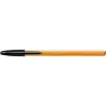 Bic Orange Original Fine Boligrafo de Bola - Punta Redonda de 0.8mm - Trazo de 0.30mm - Tinta con Base de Aceite - Cuerpo Naranj