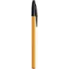 Bic Orange Original Fine Boligrafo de Bola - Punta Redonda de 0.8mm - Trazo de 0.30mm - Tinta con Base de Aceite - Cuerpo Naranj