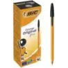 Bic Orange Original Fine Boligrafo de Bola - Punta Redonda de 0.8mm - Trazo de 0.30mm - Tinta con Base de Aceite - Cuerpo Naranj
