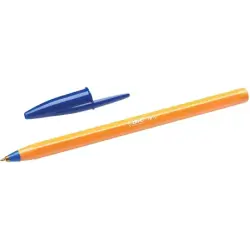 Bic Orange Original Fine Boligrafo de Bola - Punta Redonda de 0.8mm - Trazo de 0.30mm - Tinta con Base de Aceite - Cuerpo Naranj
