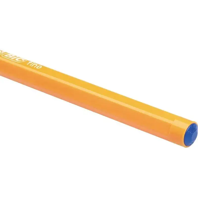 Bic Orange Original Fine Boligrafo de Bola - Punta Redonda de 0.8mm - Trazo de 0.30mm - Tinta con Base de Aceite - Cuerpo Naranj