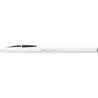 Bic Cristal Up Boligrafo de Bola - Punta de 1.2mm - Tinta con Base de Aceite - Cuerpo Blanco - Color Negro | Ahorro Imprimiendo