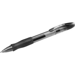 Bic Gel-ocity Original Boligrafo de Tinta Gel Retractil - Punta Media de 0.7mm - Recargable - Grip de Goma - Clip de Plastico -