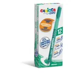 Carioca Oops Boligrafo Borrable - Tinta Termo Sensible - Empuñadura Ergonomica Triangular - Punta de Ø 0.7mm - Doble Goma - Reca