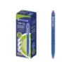 Bismark Boligrafo Borrable con Clip - Punta de 0.7 mm - Grip de Goma - Color Azul | Ahorro Imprimiendo