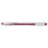 Pilot Boligrafo de Gel G1 - Recargable - Punta de Bola 0.5mm - Trazo 0.3mm - Cuerpo Transparente - Color Rojo | Ahorro Imprimien