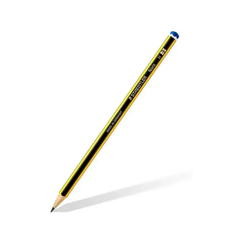 Staedtler Noris 120-3 Lapiz de Grafito Hexagonal - Mina H - Resistencia a la Rotura - Madera de Bosques Sostenibles | Ahorro Imp