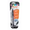 Carioca Oops Boligrafo Borrable - Tinta Termo Sensible - Empuñadura Texturizada - Punta de 0.7mm - Doble Goma - Recambios Compat