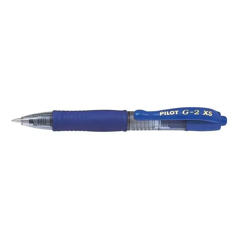 Pilot Boligrafo de Gel G2 Pixie XS Retractil - Punta de Bola Redonda 0.7mm - Trazo 0.32mm - Grip Ergonomico - Color Azul | Ahorr