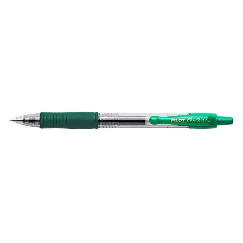 Pilot Boligrafo de Gel G2 Rollerball Retractil - Recargable - Punta de Bola Redonda 0.7mm - Trazo 0.32mm - Grip Ergonomico - Col