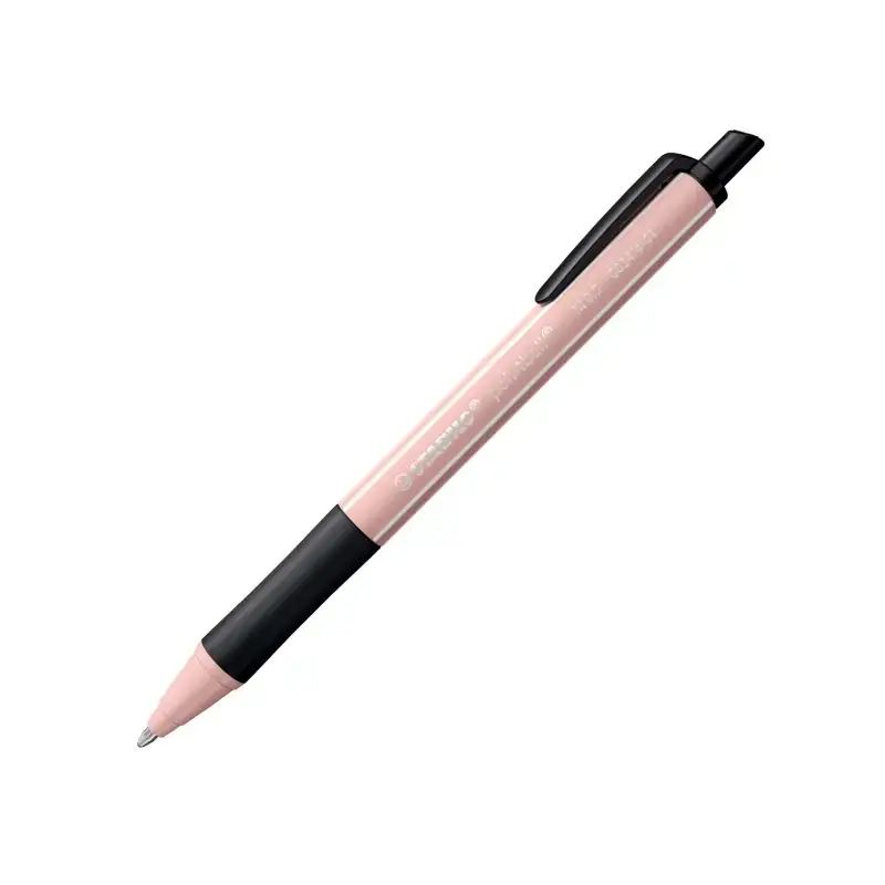 Stabilo Pointball Naturecolors Wildflower Boligrafo Retractil - Trazo 0.5mm - Hecho con 87% Bioplastico - Grip Antideslizante -
