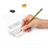 Staedtler Noris 120 Pack de 3 Lapices de Grafito Hexagonales + Goma de Borrar + Sacapuntas - Mina HB Ultrarresistente de 2mm - M